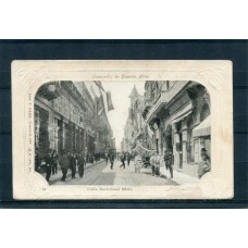 CIUDAD DE BUENOS AIRES ANTIGUA TARJETA POSTAL CALLE BARTOLOME MITRE